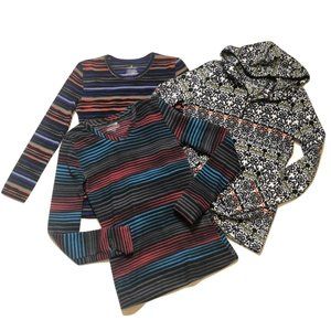 Lot of 3 Cuddl Duds Long Sleeve Fleece S